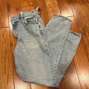 Abercrombie and Fitch 90s Straight Ultra High Rise Jeans Size 6R/28 New w Tags